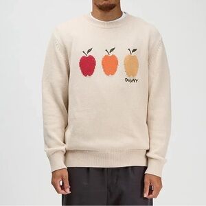 OnlyNY Men's Cream 100% Cotton Sweater